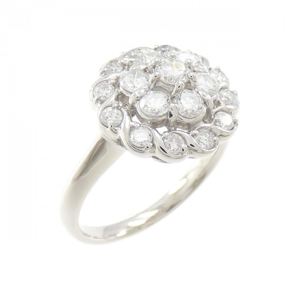 PT花朵鑽石戒指1.00CT