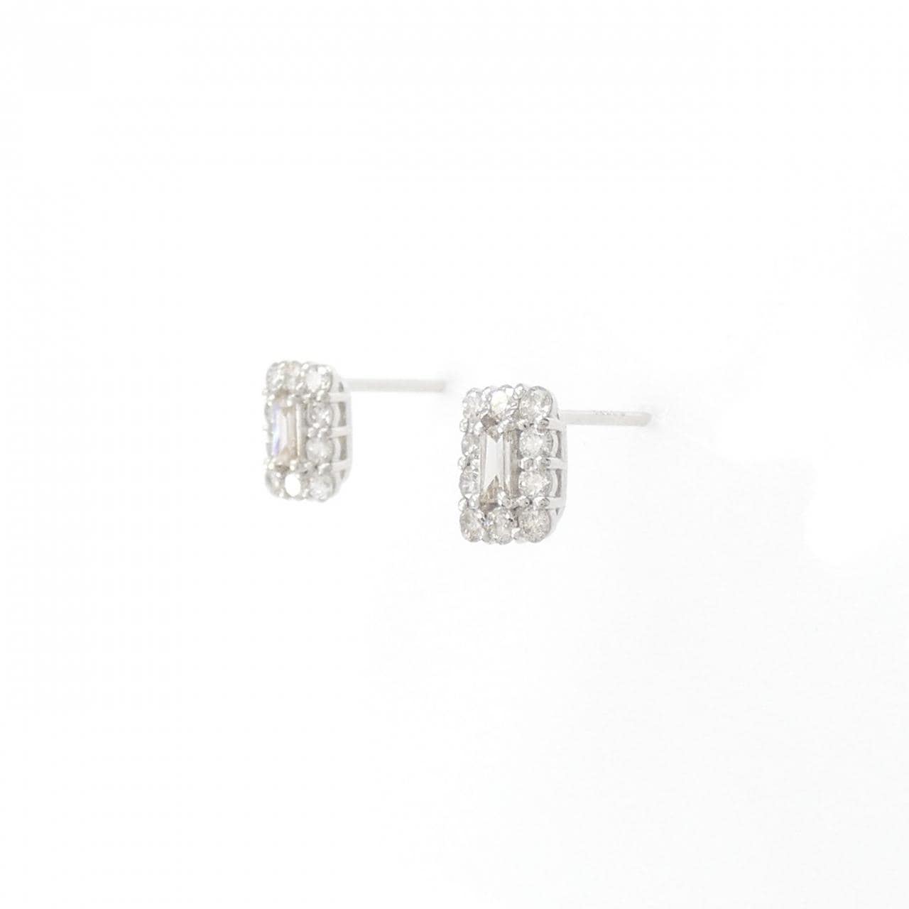 [BRAND NEW] PT900 Diamond earrings 0.50CT