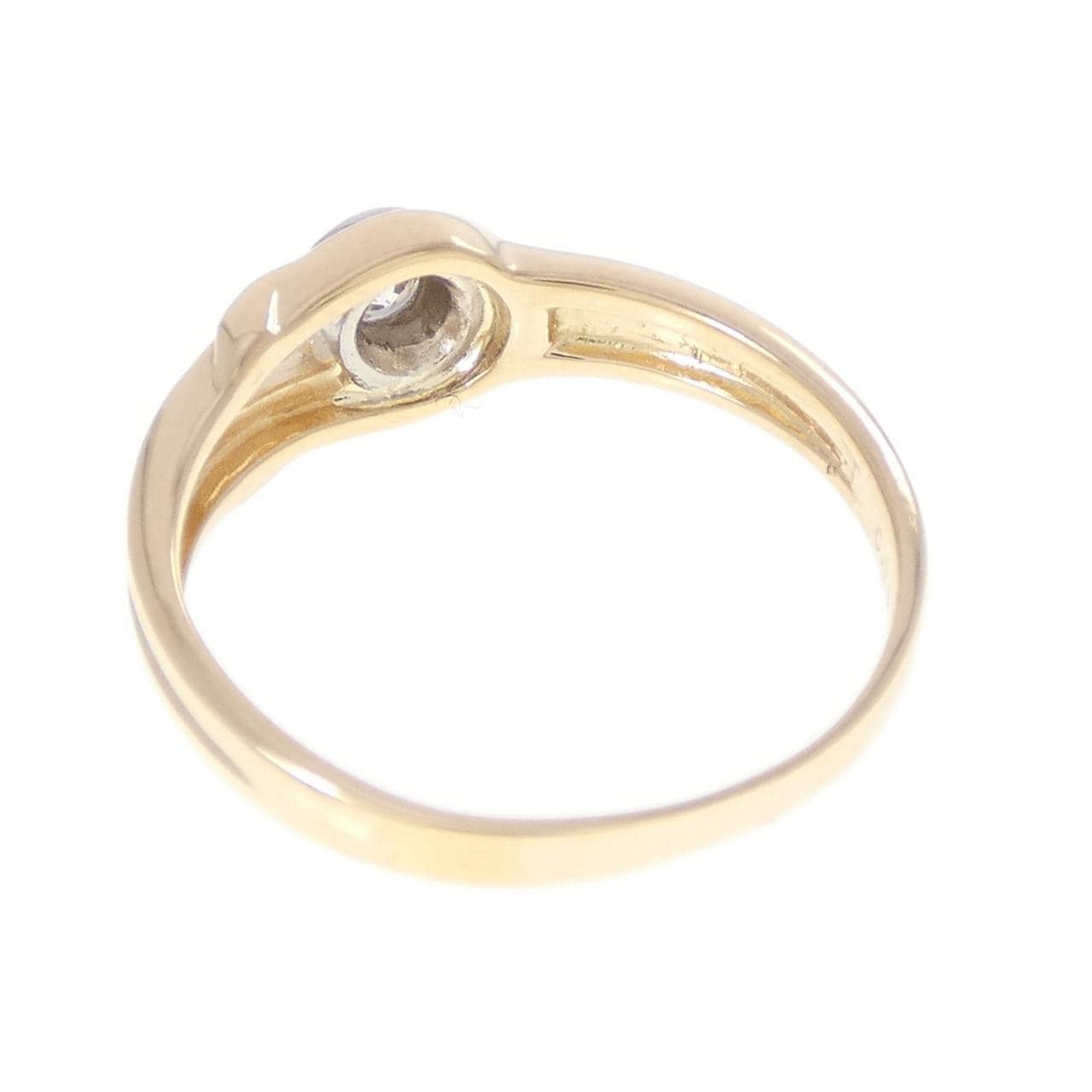 K18YG/PM ダイヤモンド リング 0.14CT