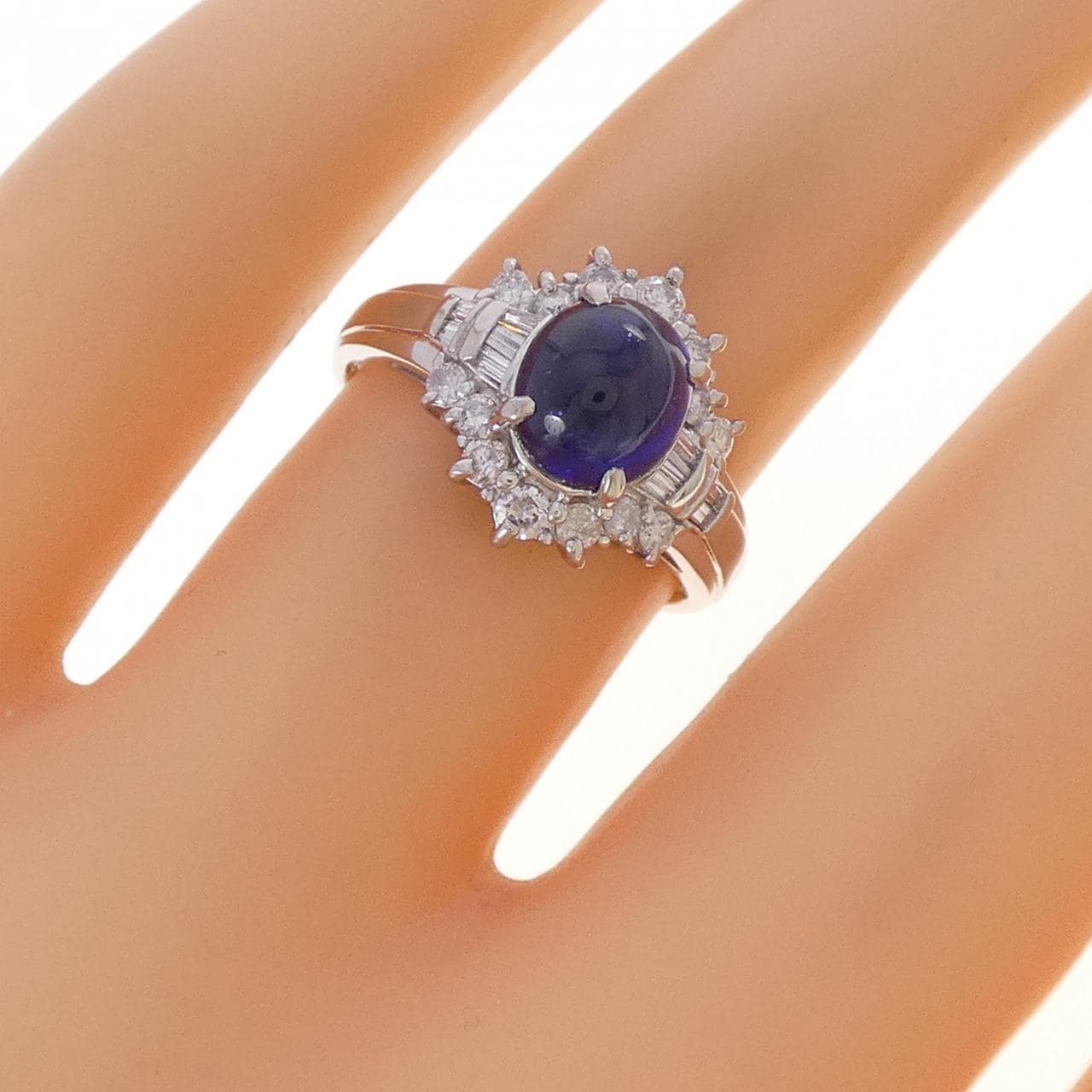 PT900 サファイヤ リング 1.83CT