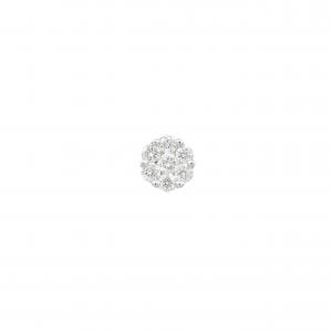K18WG ダイヤモンド ピアス 片耳 0.25CT