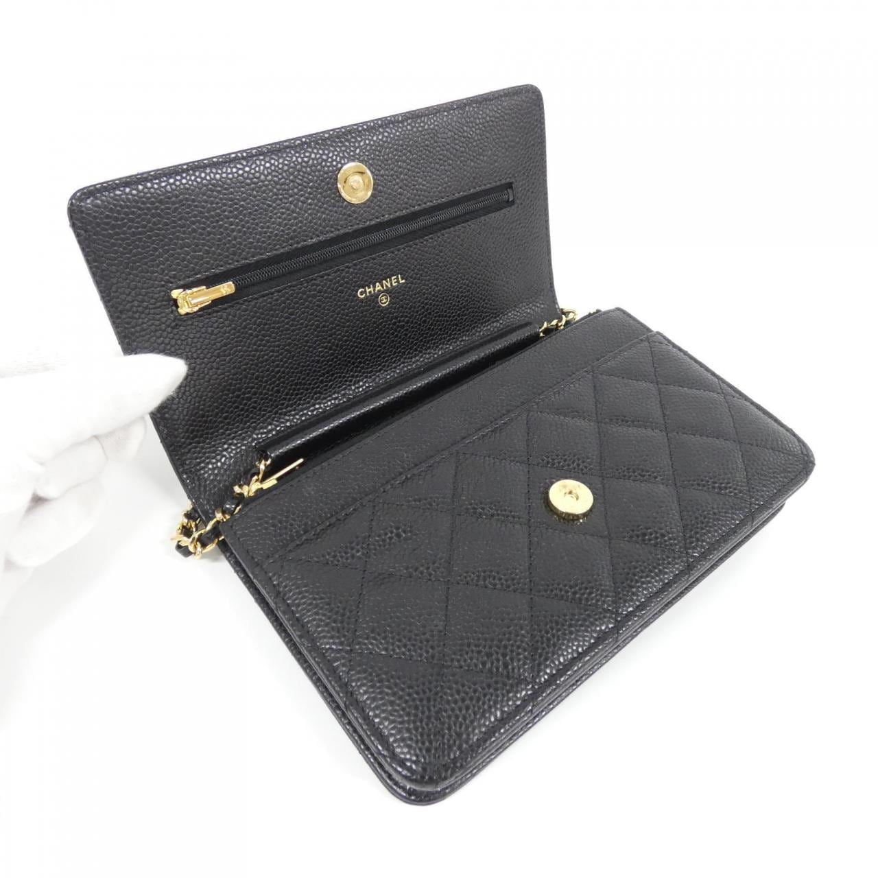 シャネル タイムレスクラシック ライン AP0250 チェーンウォレット