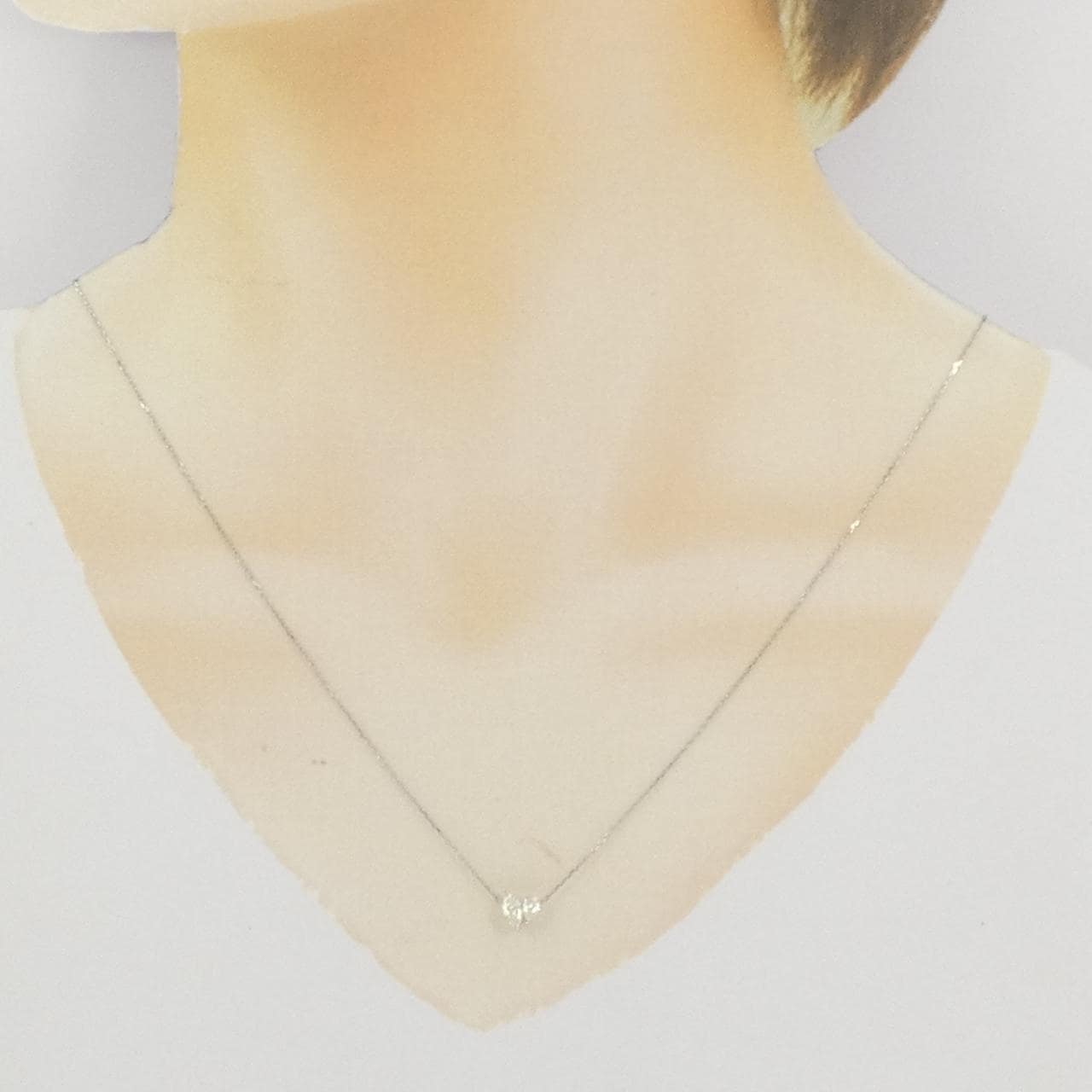 【新品】PT900/PT850 ダイヤモンド ネックレス 0.30CT