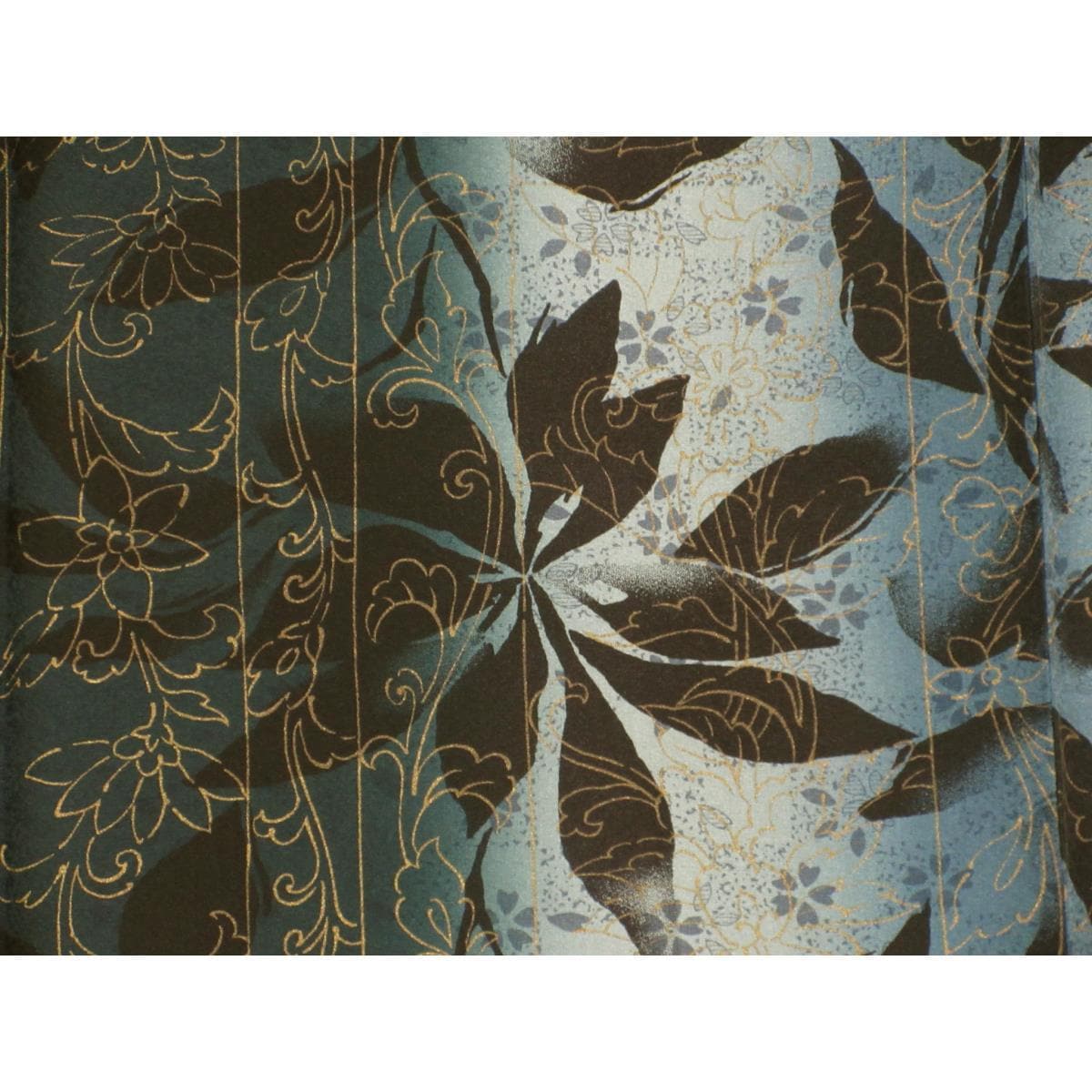 訪問着　友禅金彩加工　ボカシ染