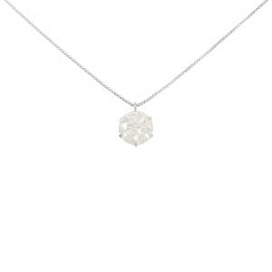 PT900/PT850 ソリティア ダイヤモンド ネックレス 1.03CT