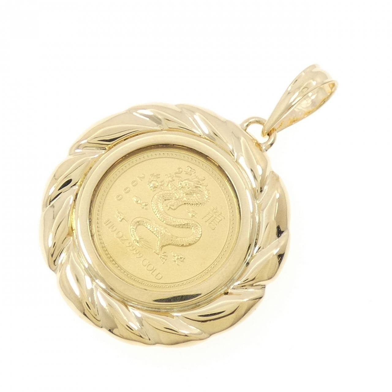 K18YG コイン ペンダント