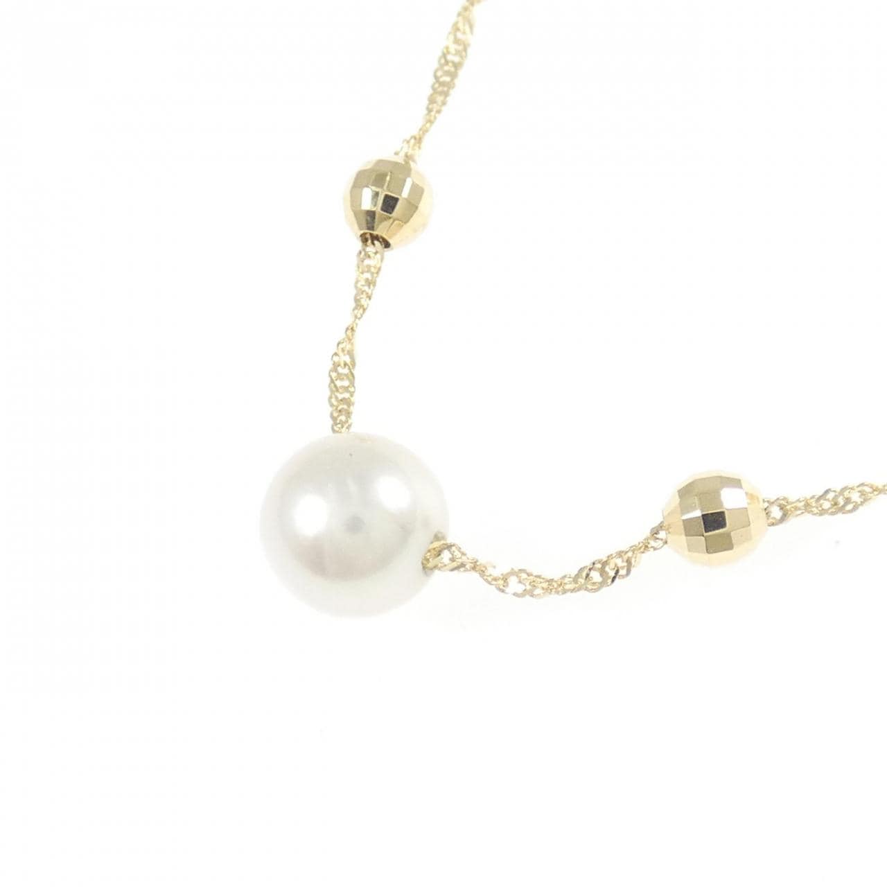 K18YG アコヤパール ネックレス 7.1mm