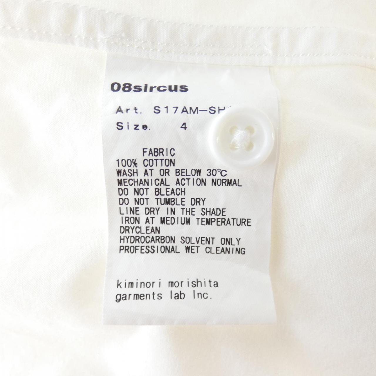 ゼロエイトサーカス 08SIRCUS シャツ