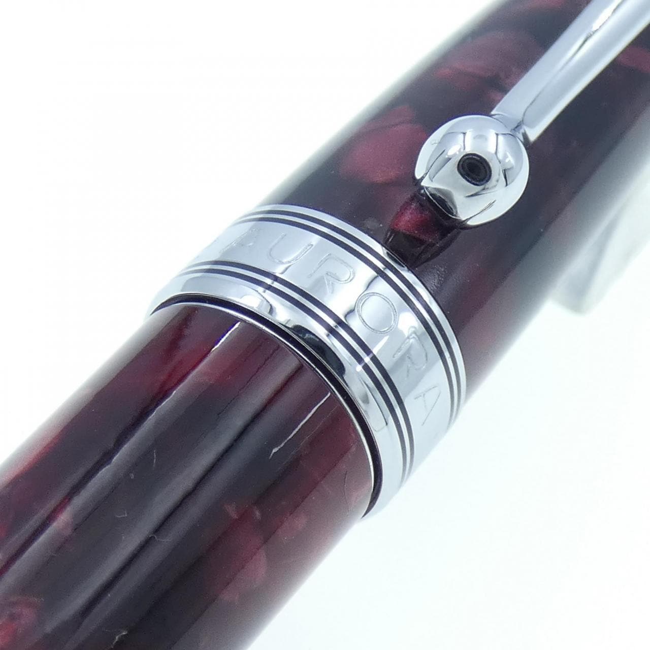 AURORA Mini Optima 酒红色钢笔