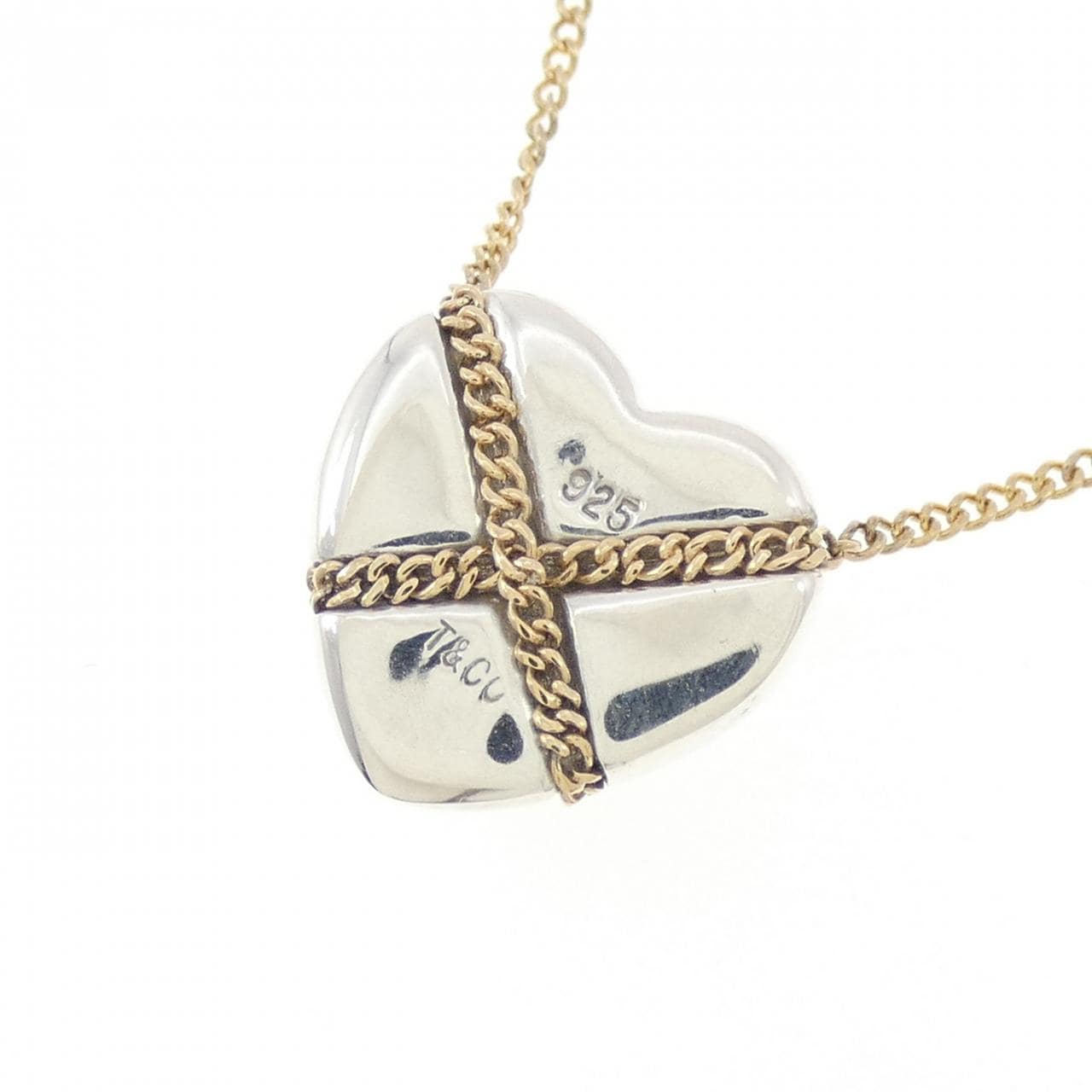 ティファニー 925/750YG ネックレス