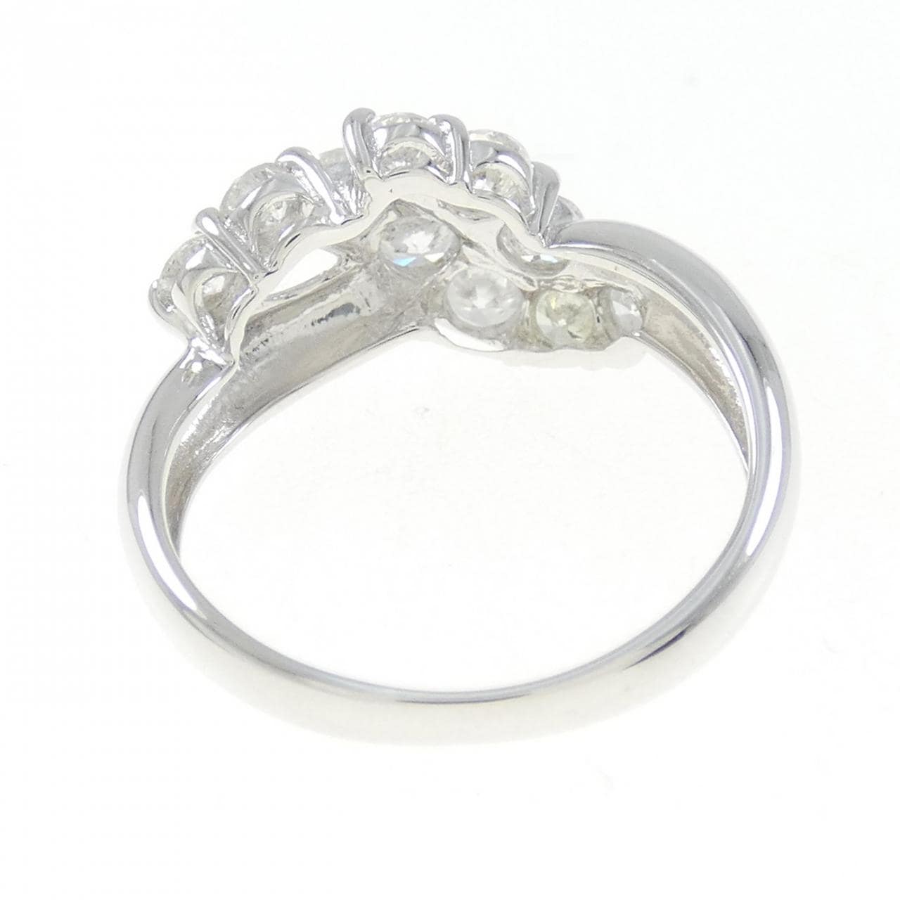 K18WG ダイヤモンド リング 1.00CT