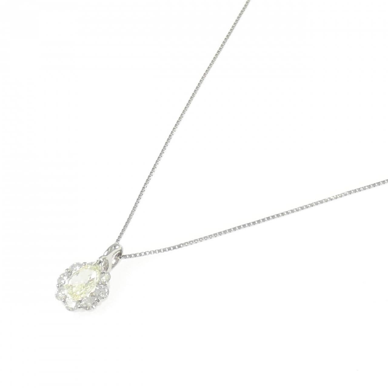 PT900/PT850 ダイヤモンド ネックレス 1.079CT
