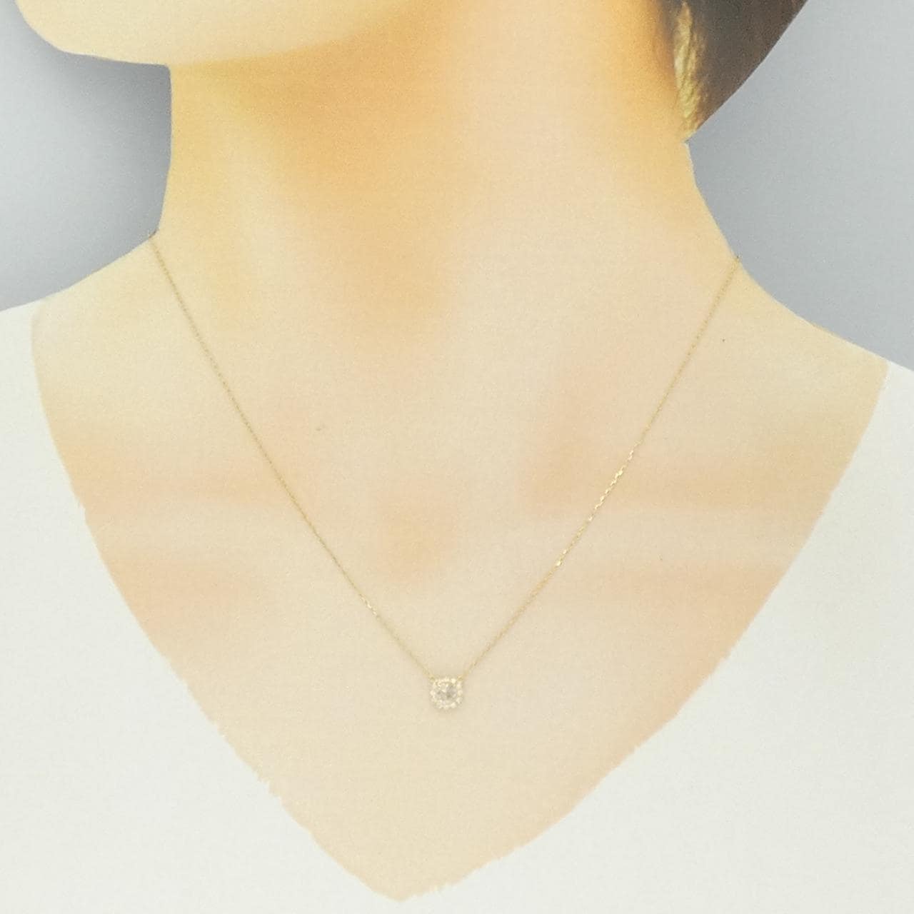 アーカー ヴィヴィアンローズ ダイヤモンド ネックレス 0.20CT