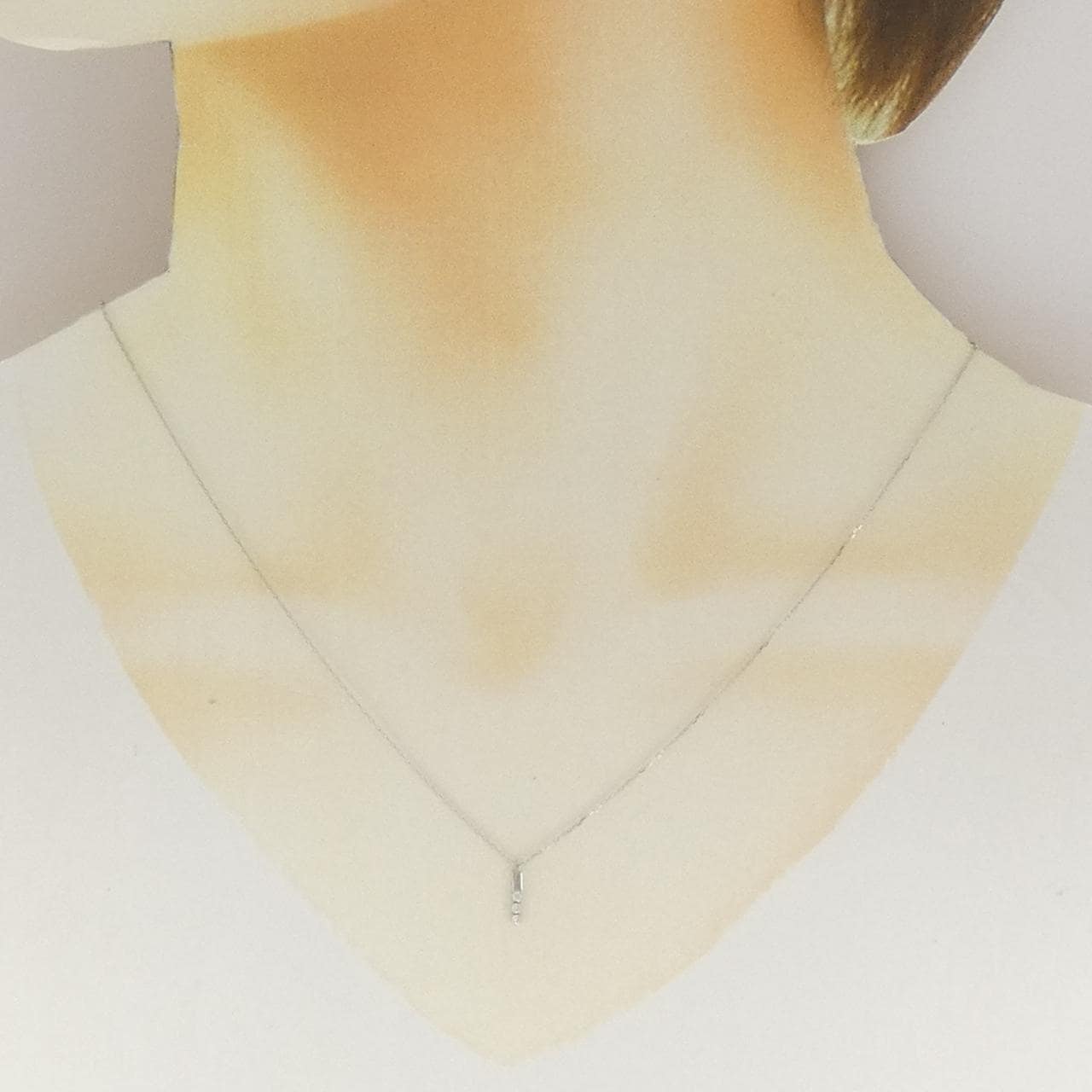 アーカー シャンデリアラインプチ ネックレス 0.03CT