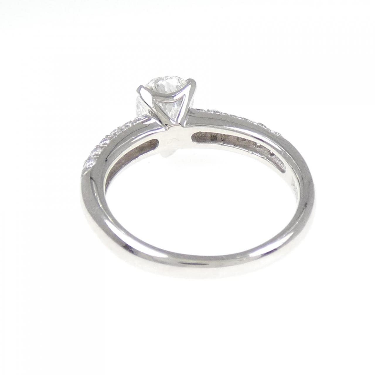 PT Diamond Ring 1.011CT H SI2 Pear Shape