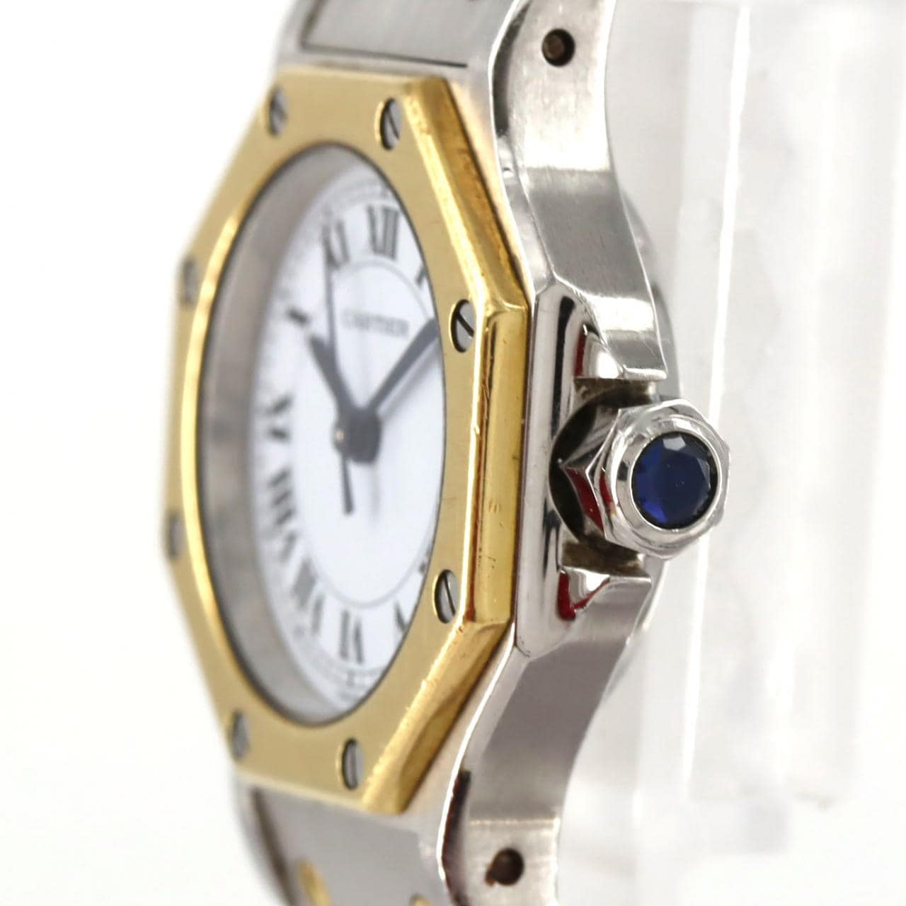 カルティエ サントスオクタゴンSM コンビ SSxYG 自動巻