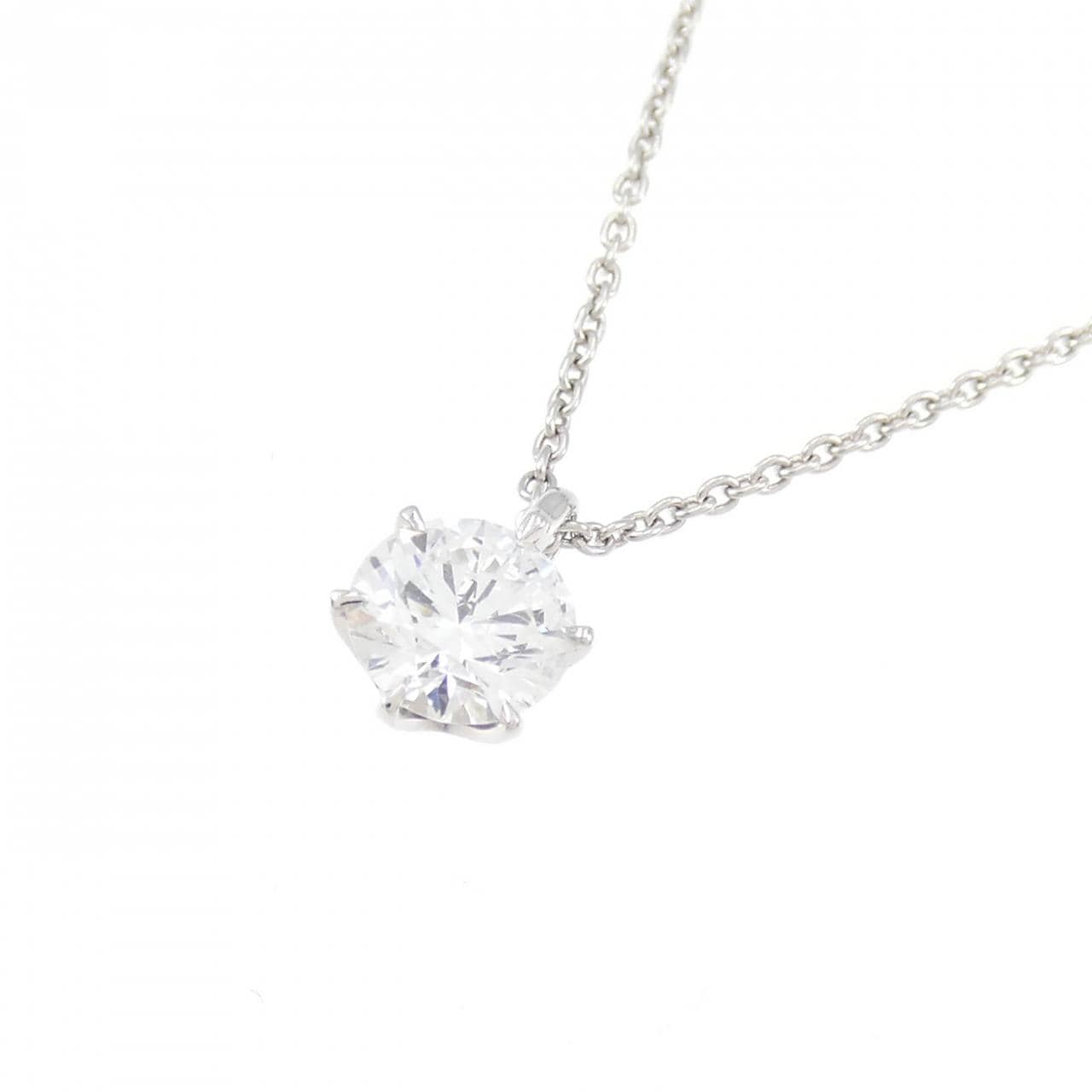 【リメイク】PT900/PT850 ダイヤモンド ネックレス 0.406CT E I1 VG