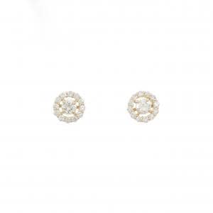 【リメイク】K18YG ダイヤモンド ピアス 0.40CT