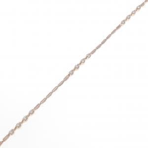K18PG ダイヤモンド ブレスレット 0.30CT