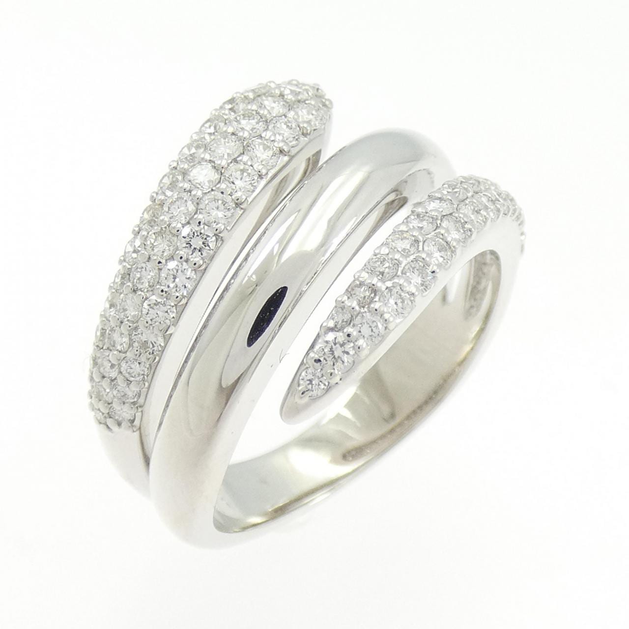 K18WG ダイヤモンド リング 0.71CT