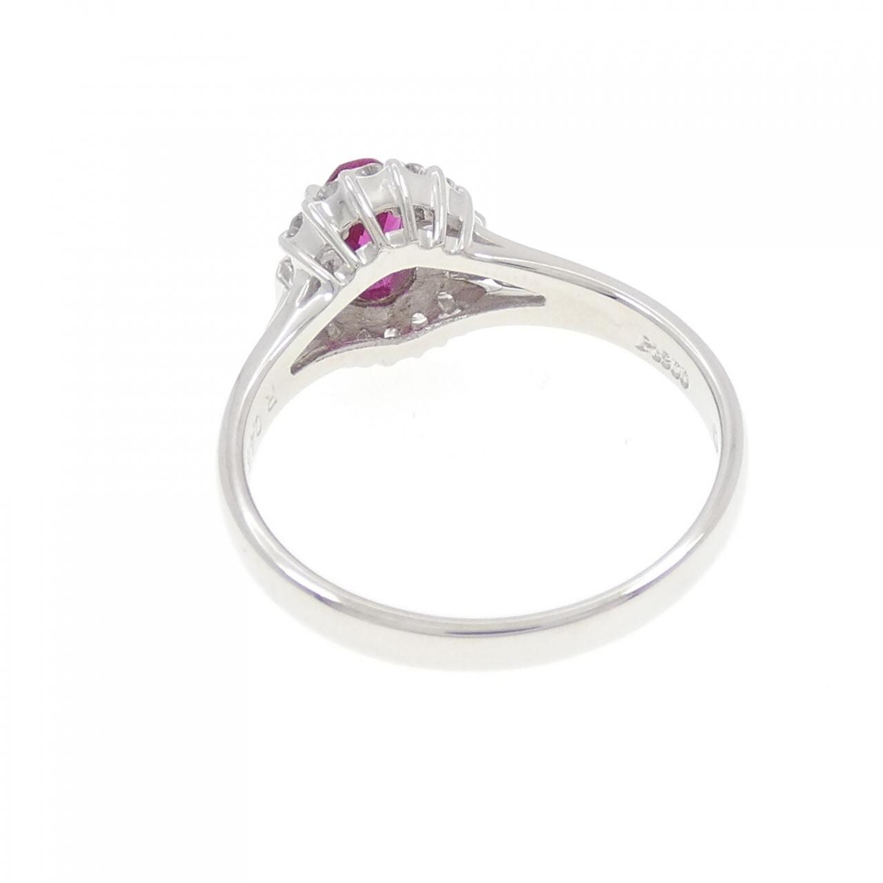 クレサンベール 合成石 リング 0.48CT