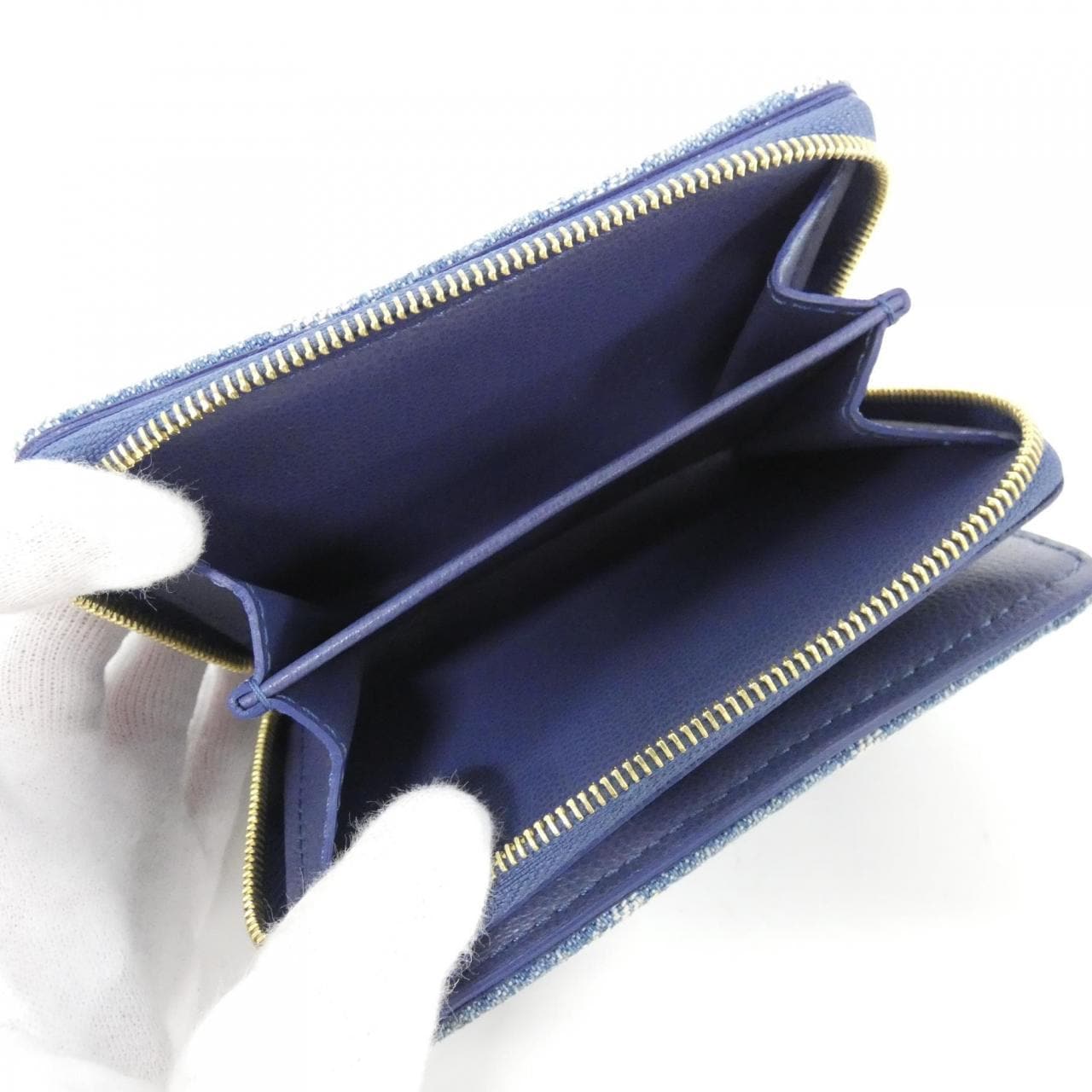 ルイヴィトン LVリミックス(モノグラム デニム) ポルトフォイユ ルー M83160 財布