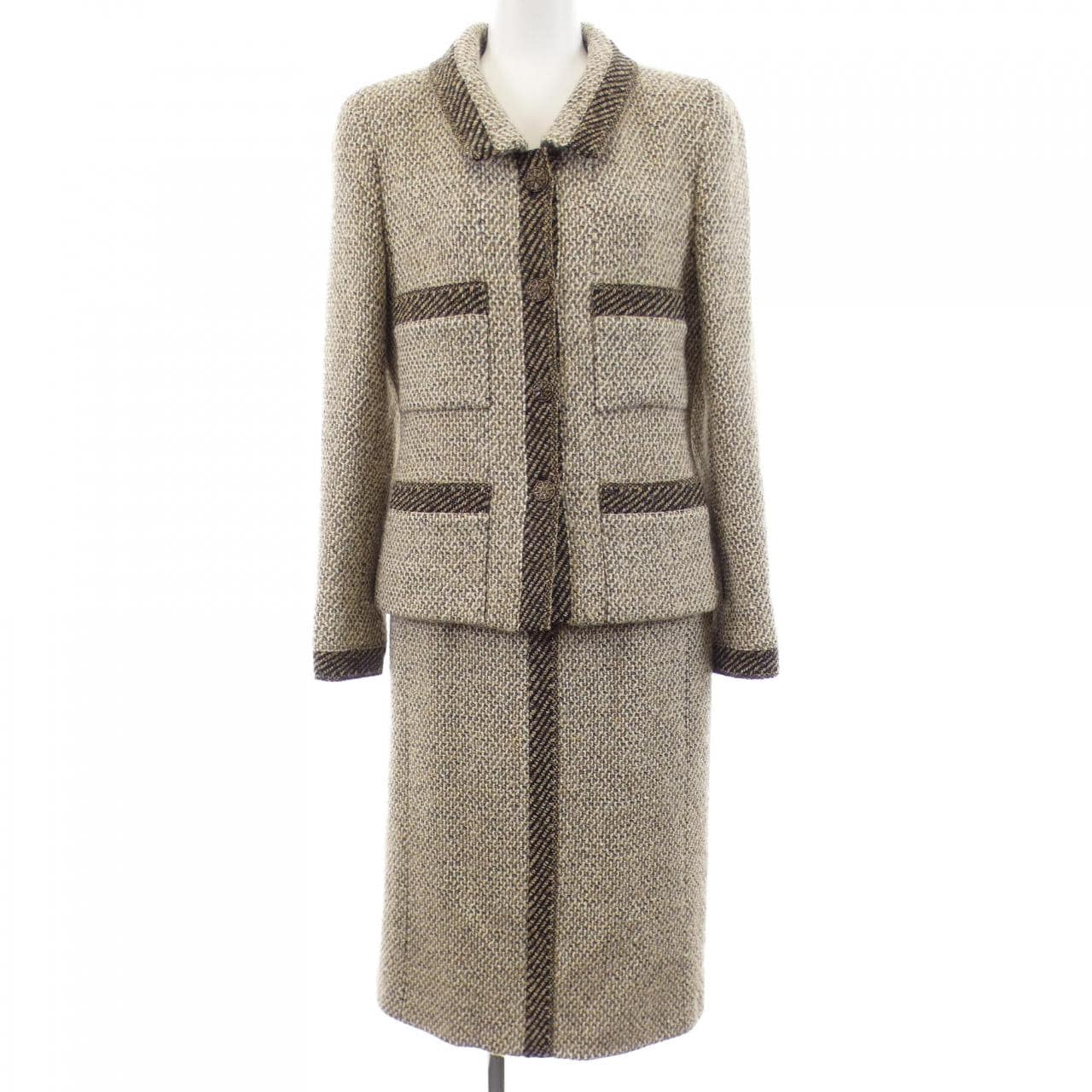 【ヴィンテージ】シャネル CHANEL P11505V06858 98A スーツ