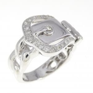 K18WG ダイヤモンド リング 0.30CT