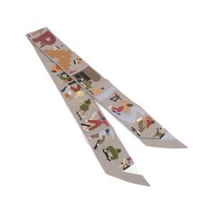 エルメス FIGURES LIBRES ツイリー 064176S スカーフ