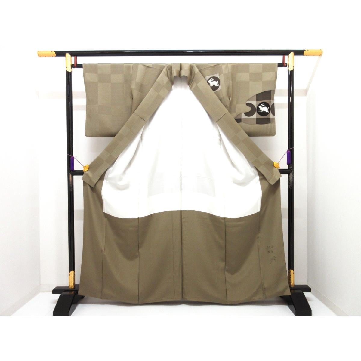 訪問着　友禅金彩加工　裄丈Ｓ寸