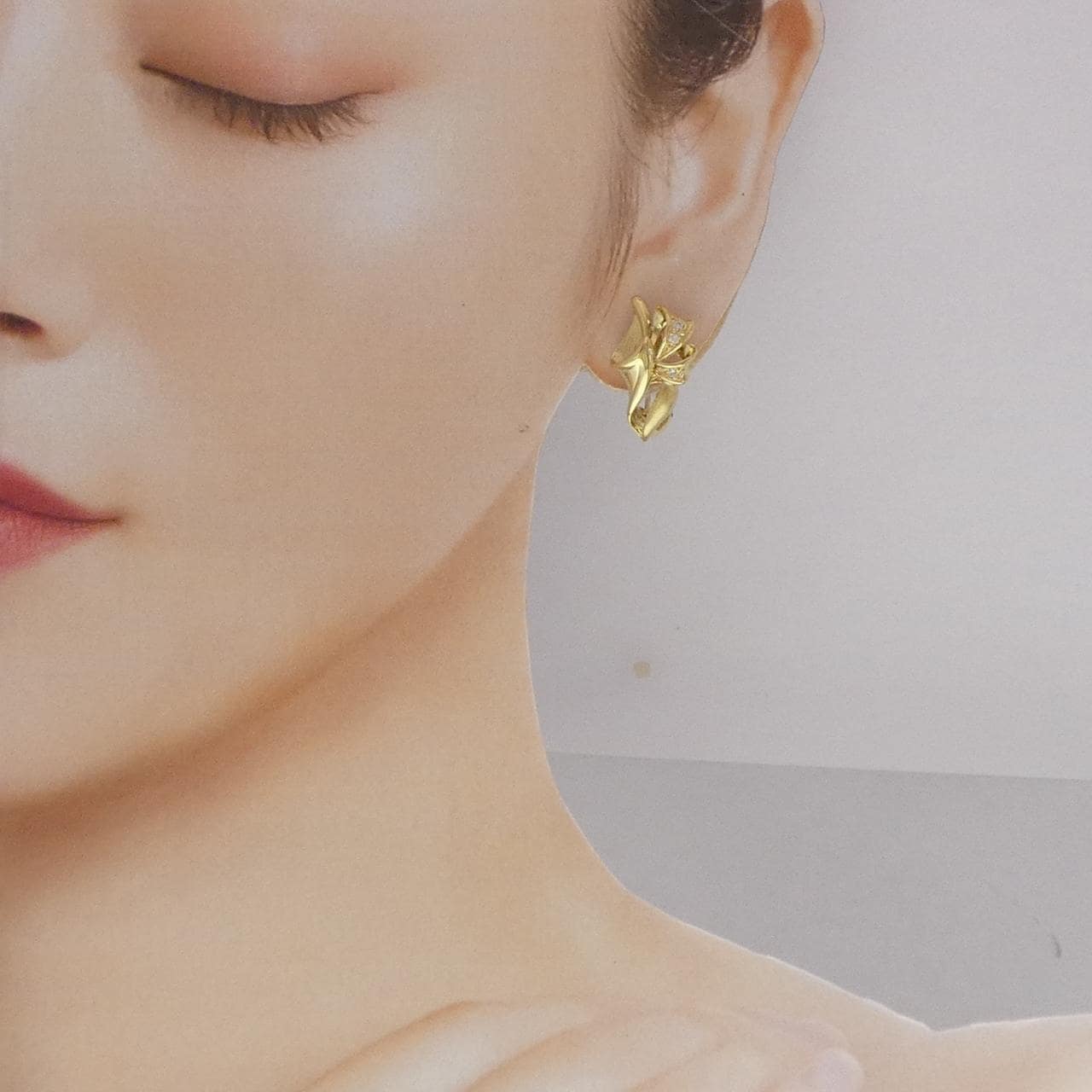 K18YG ダイヤモンド ピアス/イヤリング 0.10CT