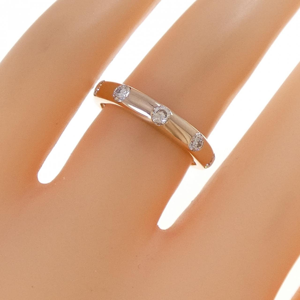 K18PG ダイヤモンド リング 0.30CT