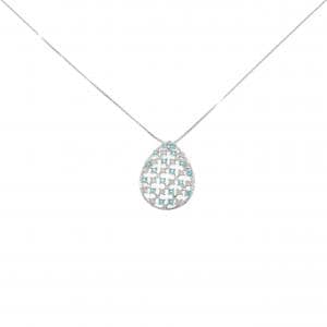 K18WG パライバトルマリン ネックレス 0.43CT