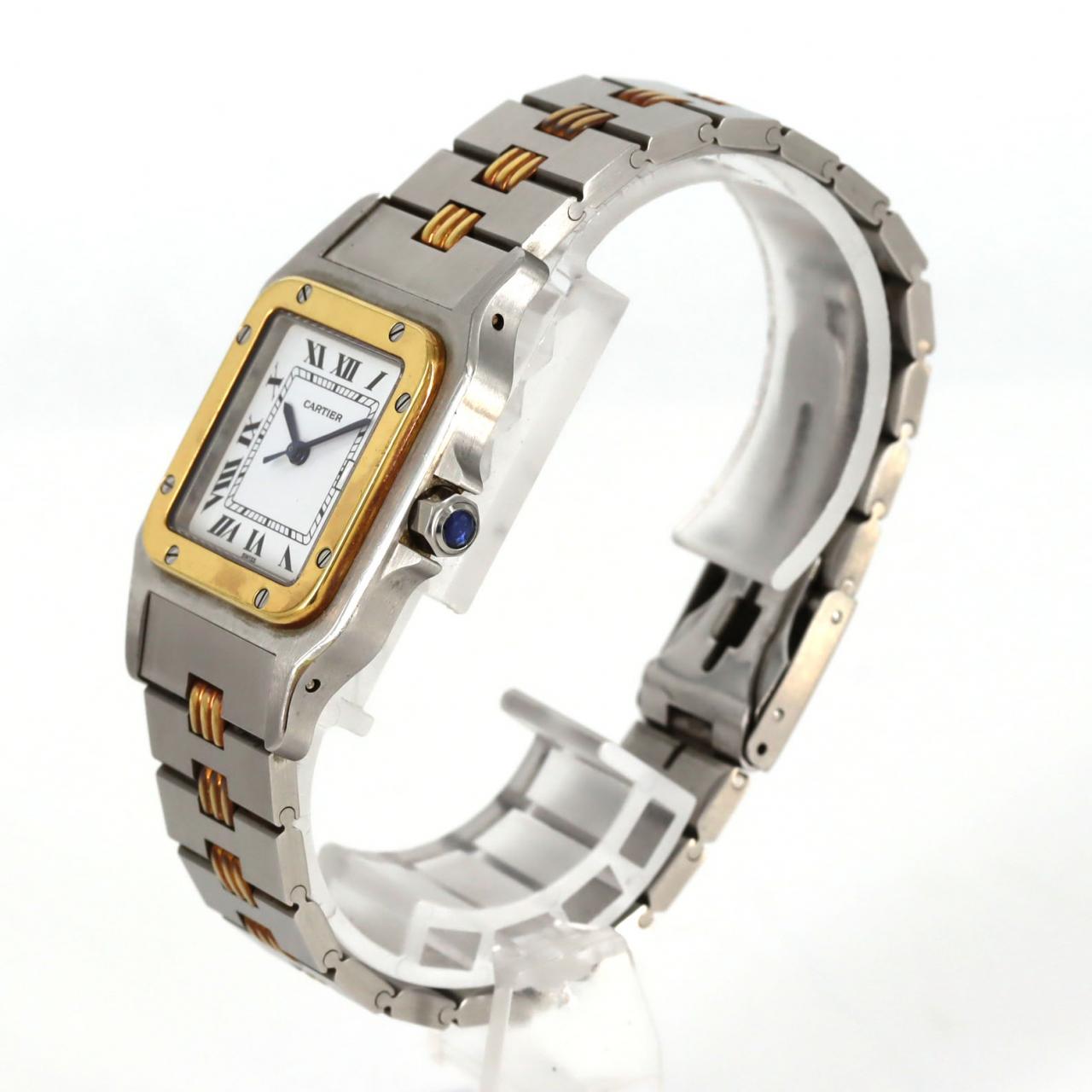 カルティエ サントスゴドロン デイト  コンビ SSxYG 自動巻