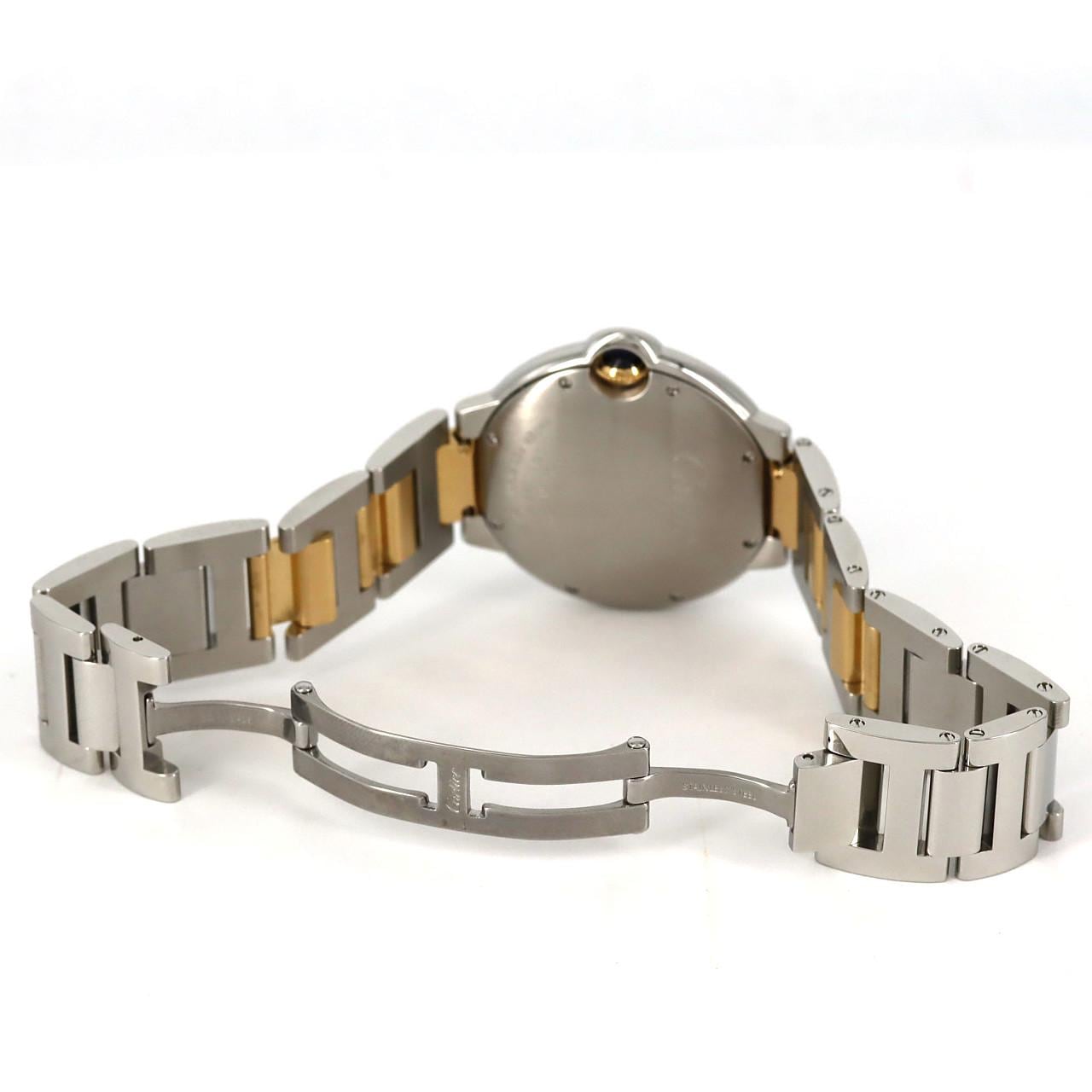 カルティエ バロンブルーMM コンビ W69008Z3 SSxYG クォーツ