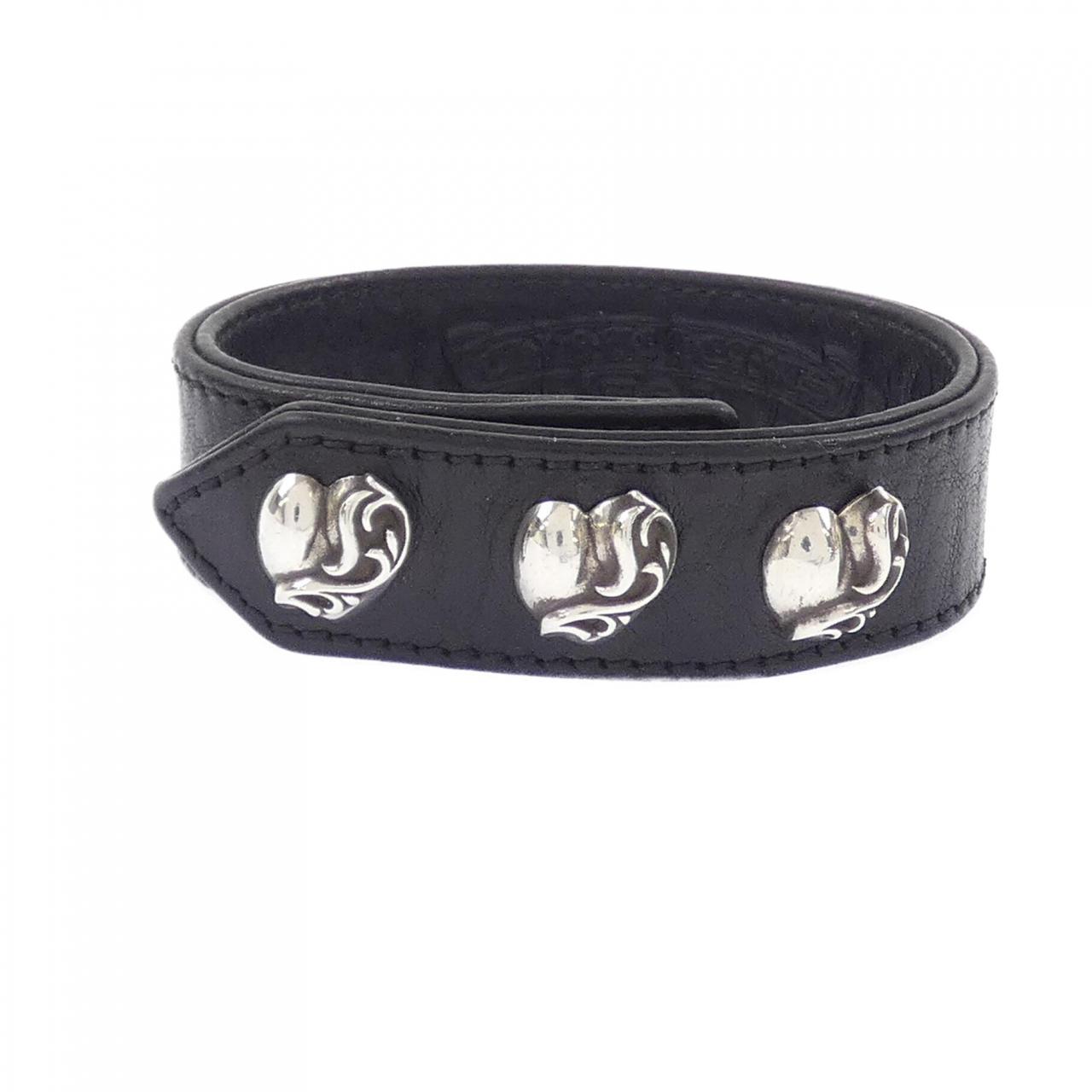 クロムハーツ CHROME HEARTS 3BTN/2SNP HEART 2354 304 9330 0900 BRACELET