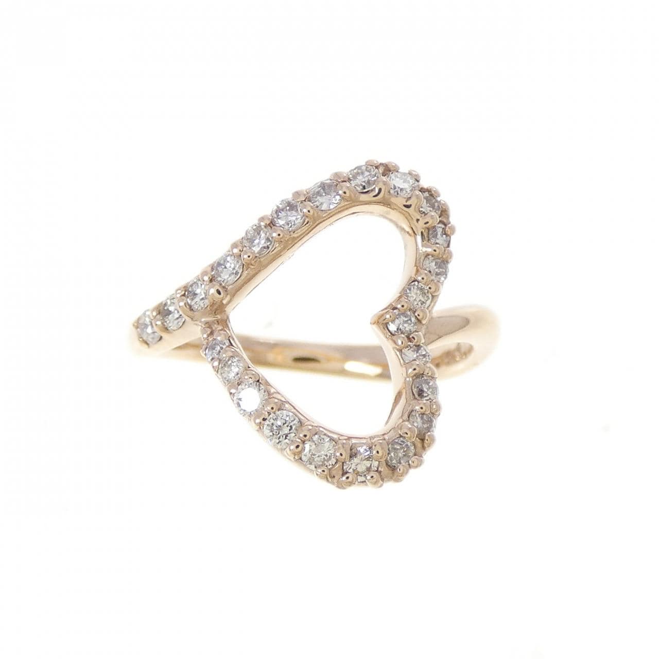 サマンサティアラ ハート ダイヤモンド リング 0.24CT