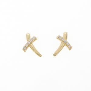 K18YG ダイヤモンド ピアス 0.12CT