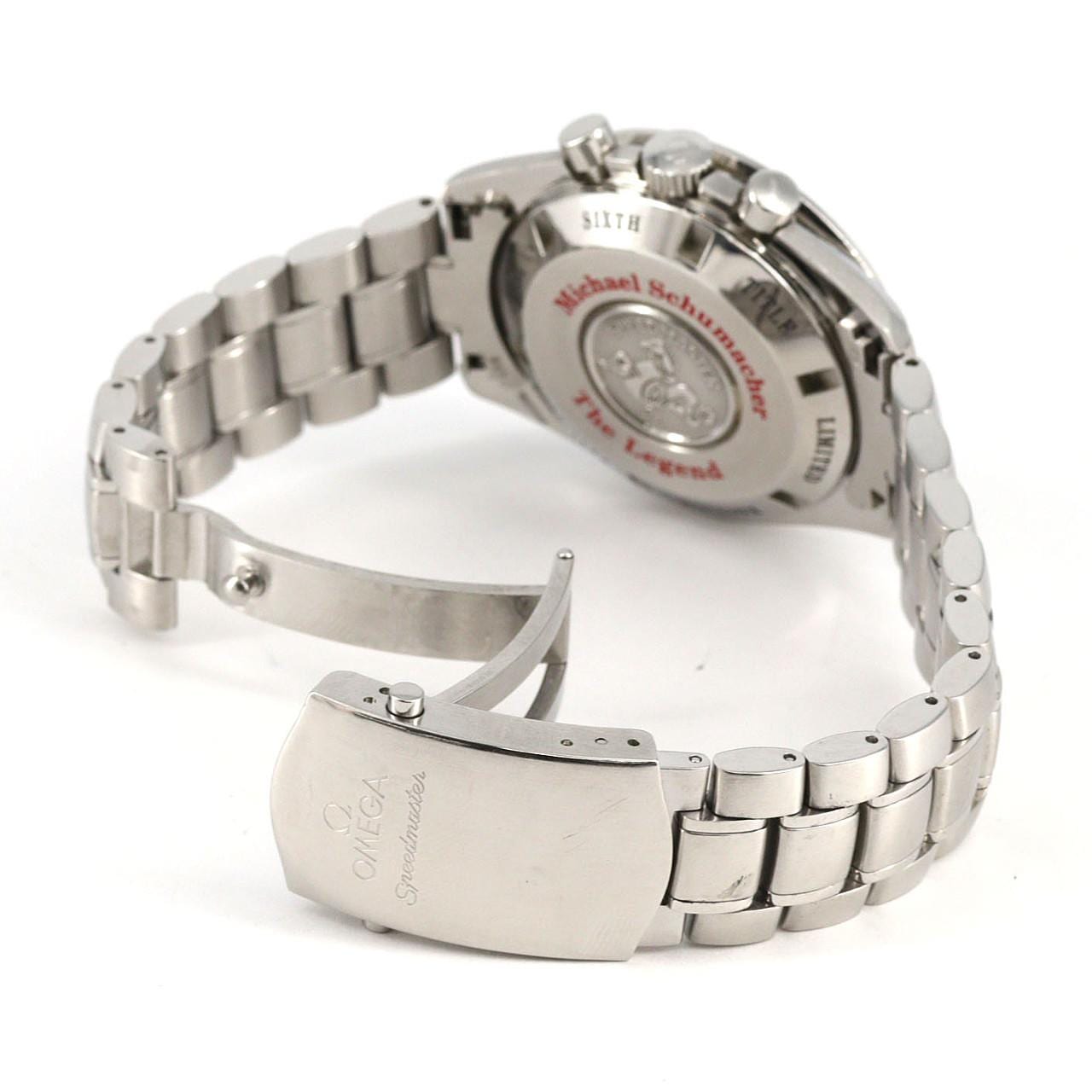 【免维护折扣价】欧米茄超霸系列舒马赫04限量版3559.32不锈钢自动上弦