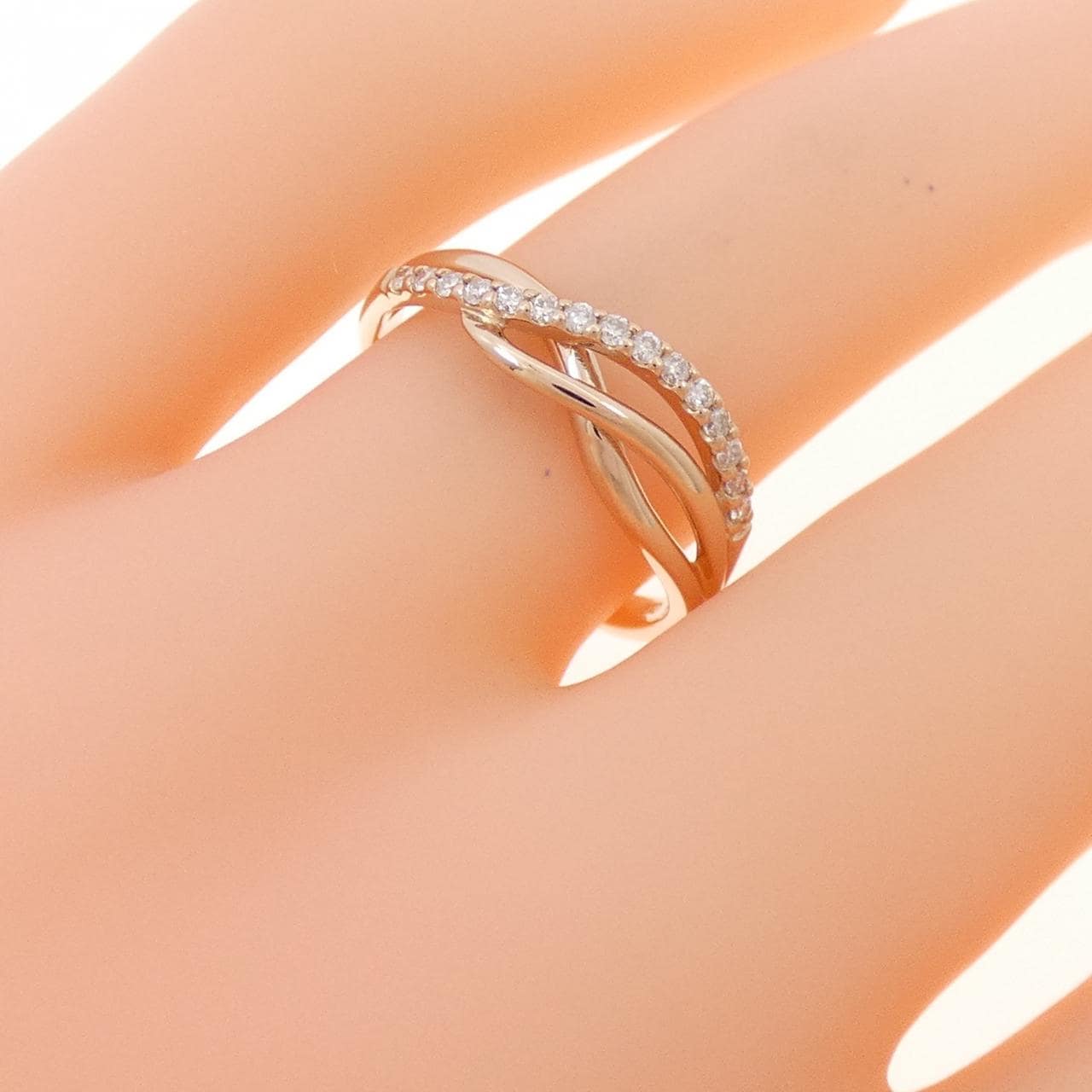 K10PG ダイヤモンド リング 0.12CT