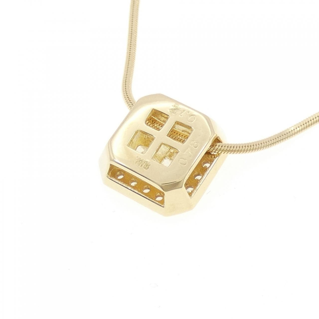 K18YG ダイヤモンド ネックレス 0.78CT