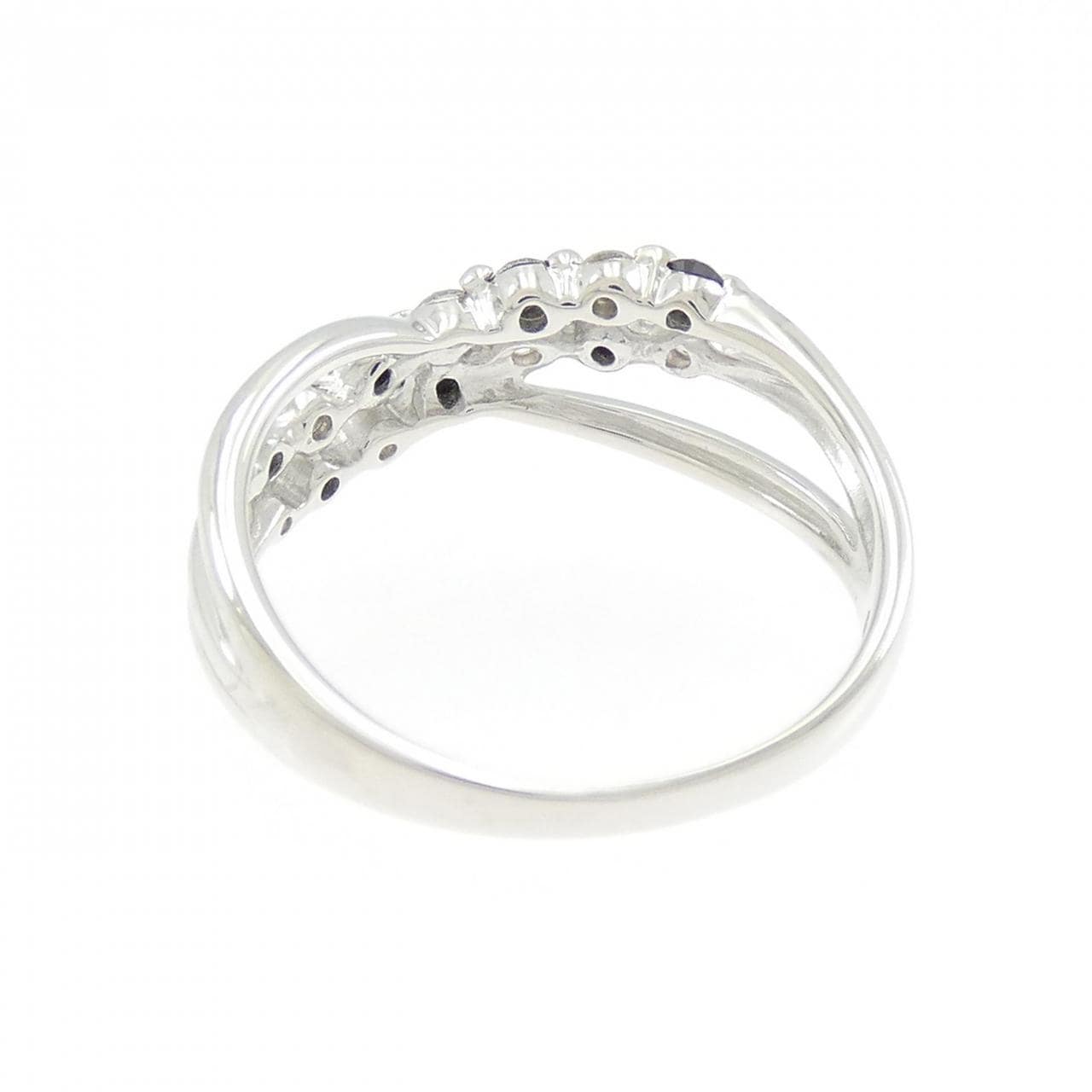 K18WG ダイヤモンド リング 0.35CT