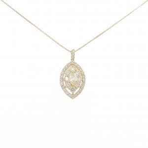 【新品】K18YG ダイヤモンド ネックレス 1.00CT