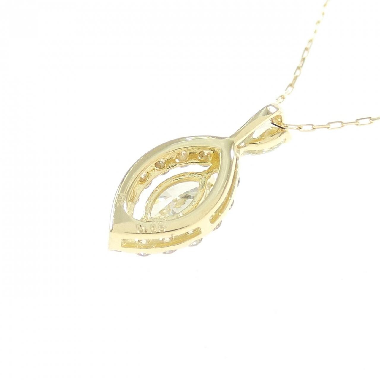 【新品】K18YG ダイヤモンド ネックレス 0.35CT