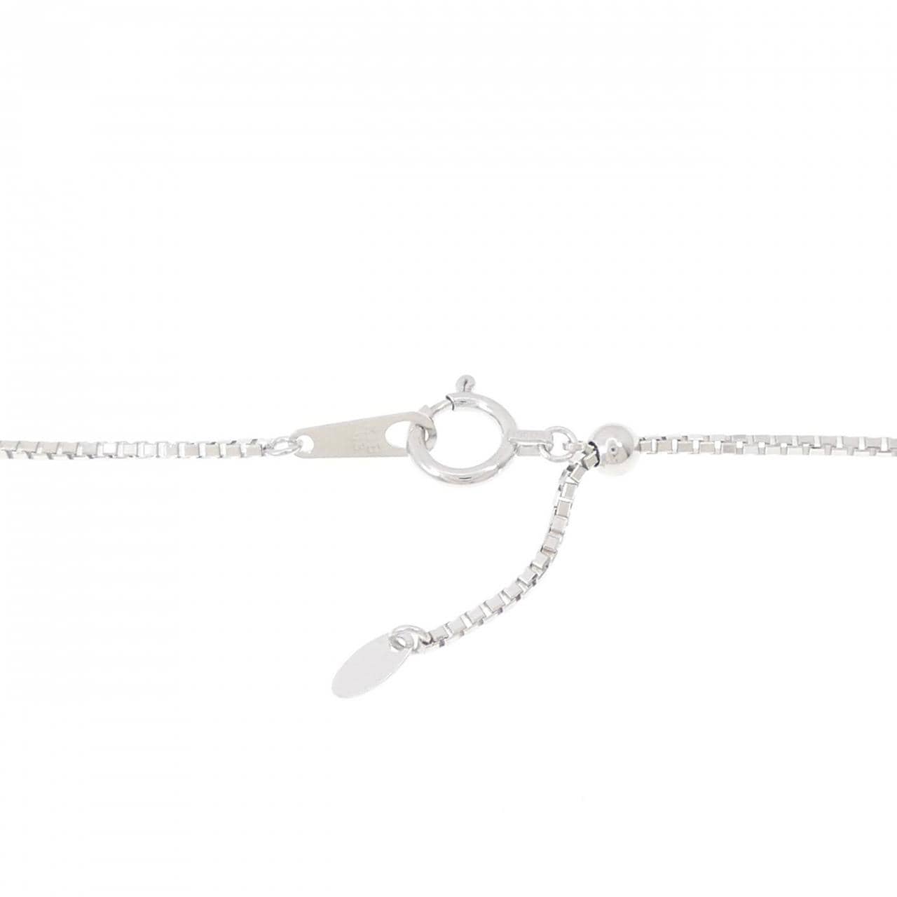 K18WG ダイヤモンド ネックレス 0.26CT