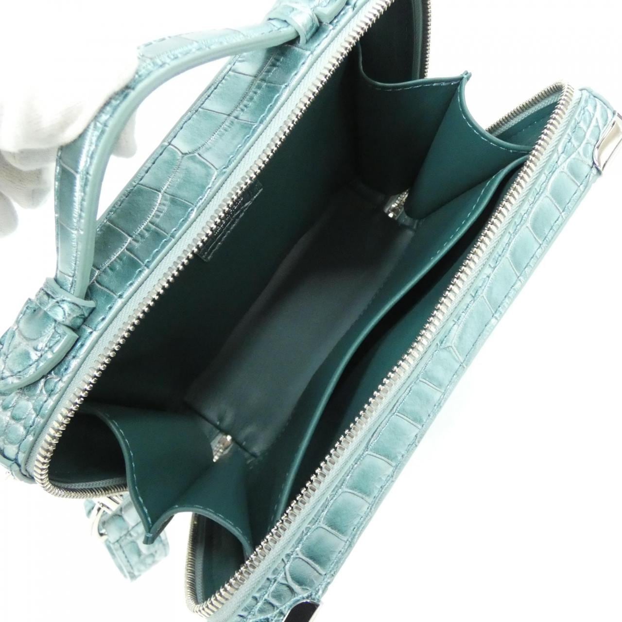 ルイヴィトン エキゾチック レザー ハンドル ソフトトランク N82780 ショルダーバッグ