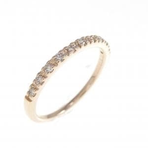 K18PG ダイヤモンド ピンキーリング 0.10CT