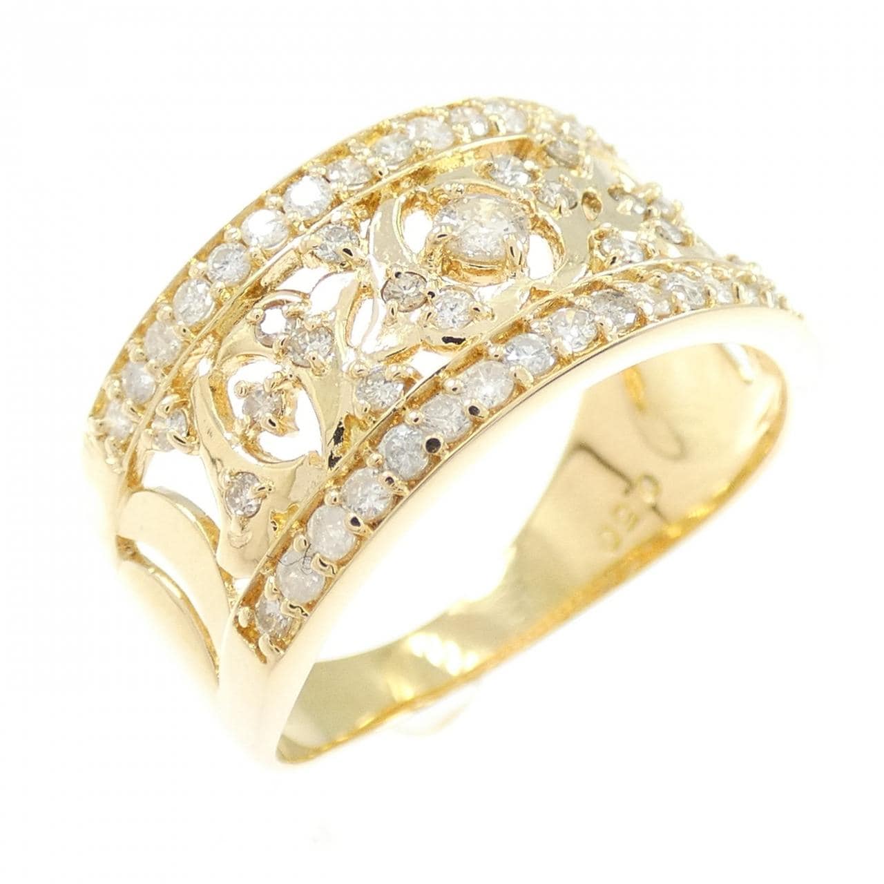 K18YG ダイヤモンド リング 0.50CT