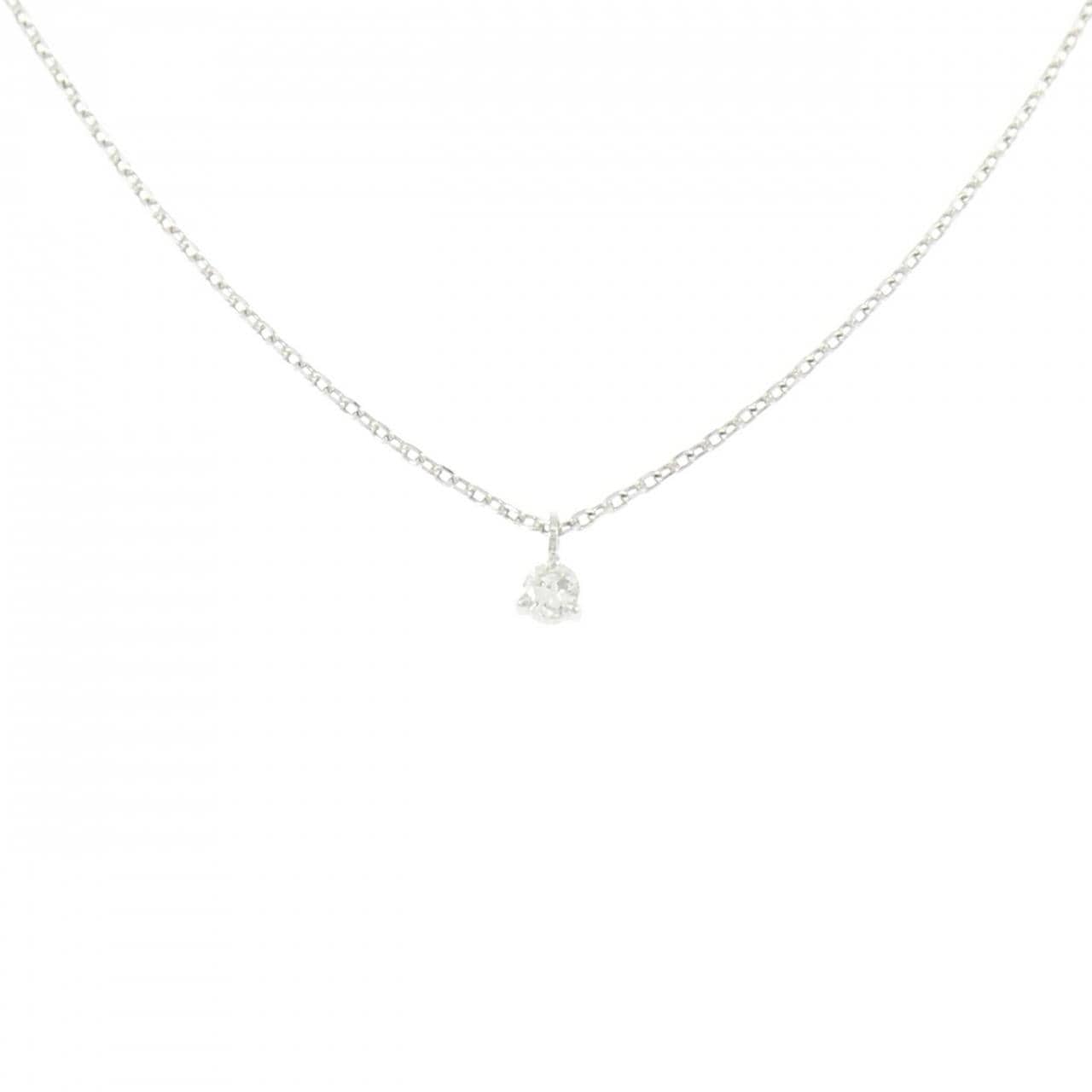 PT850 ダイヤモンド ネックレス 0.08CT