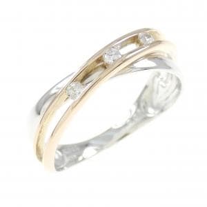K18WG/K18PG ダイヤモンド リング 0.06CT